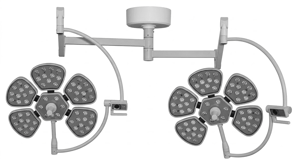 Đèn mổ LED treo trần hai tay 122 bóng Suxin SX-II 5/5