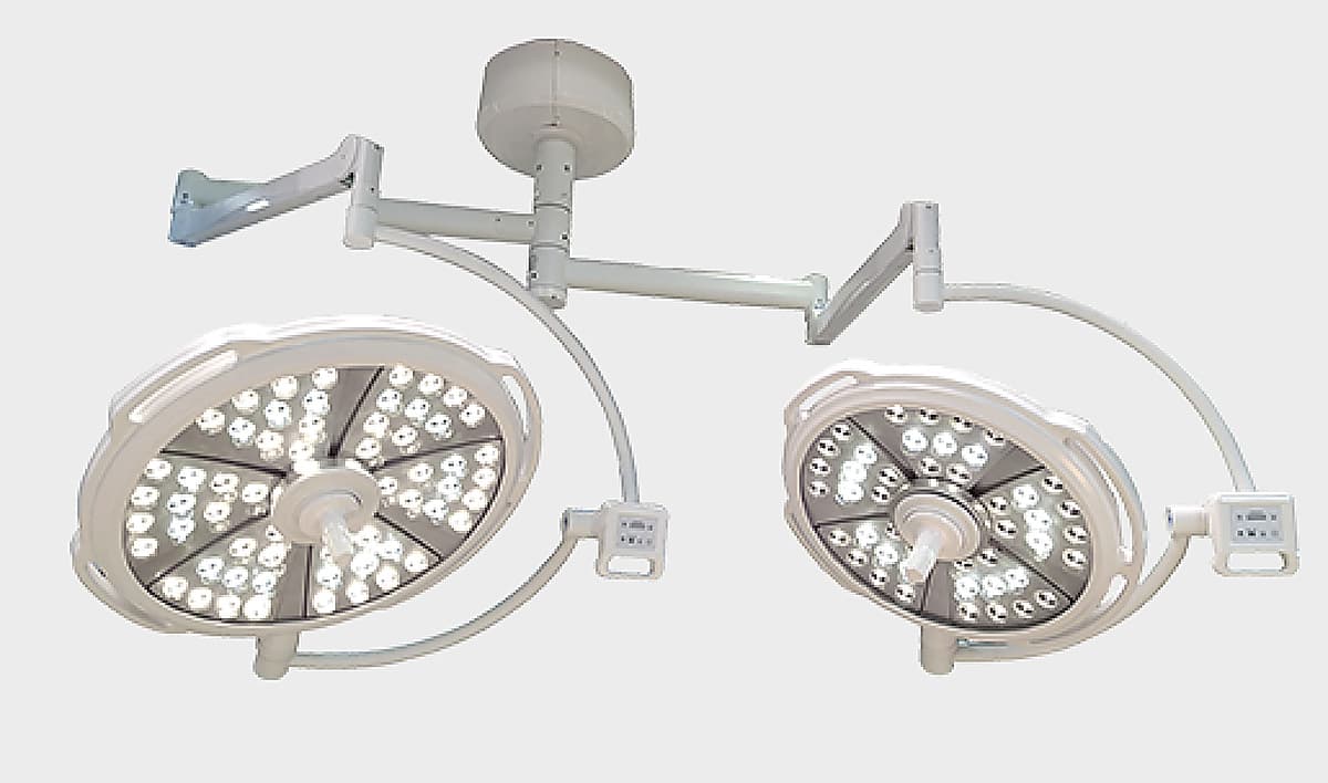 Đèn mổ LED treo trần hai tay 160 bóng công suất cao Suxin SX-II 700/700